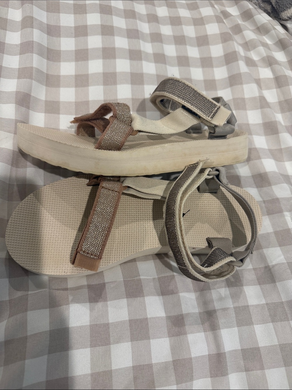 Teva Neutral Multicolor Strap Sandals
